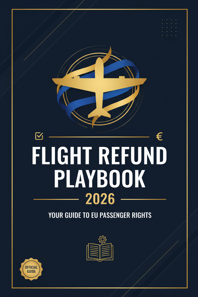 Copertina Flight Refund Playbook 2026 - Guida rimborso voli EU261